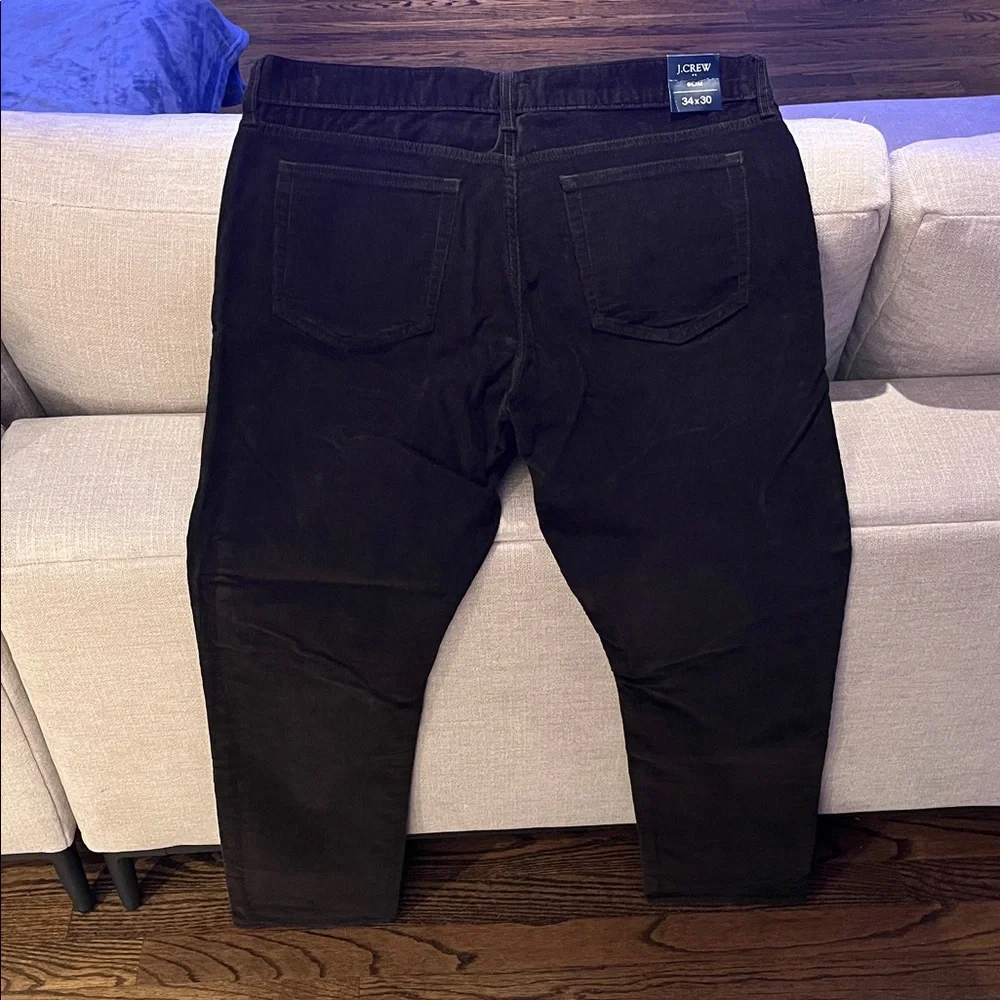 J. Crew Men’s Dark Brown Corduroy Pants Slim Fit
